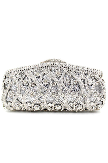 Luksus Rhinestone Party veske med avtakbar kjede